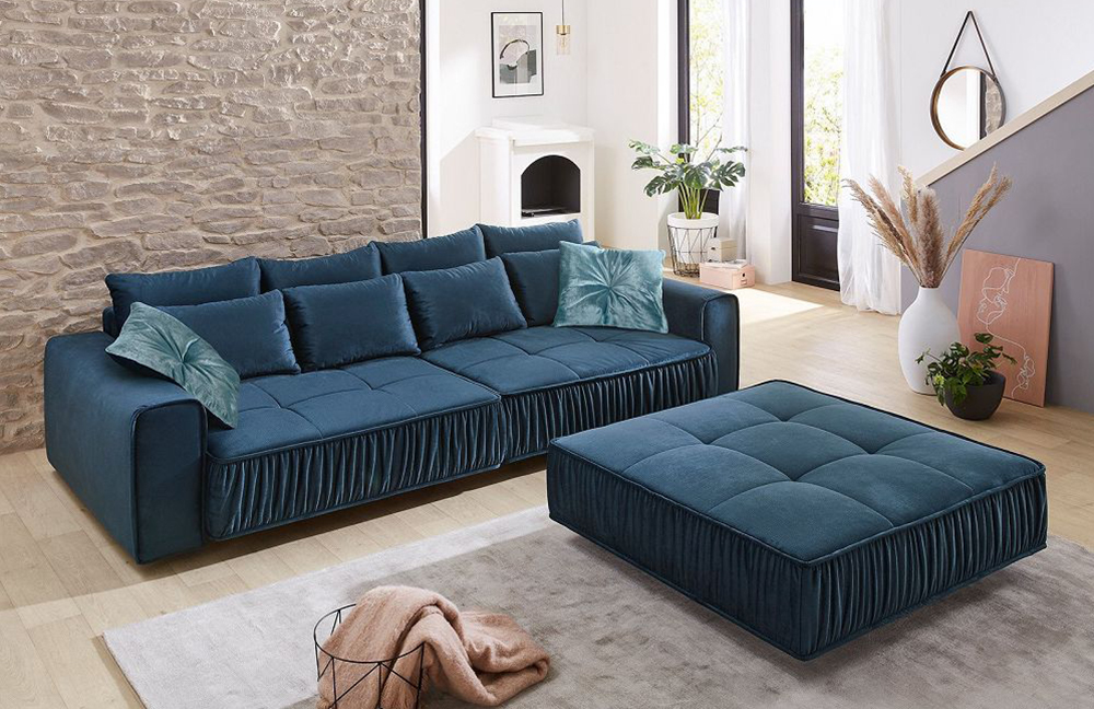 Medina von Job - Big Sofa dunkelblau Archive | Online Möbel Magazin
