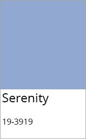 Pantone Farbe des Jahres 2016: Serenity