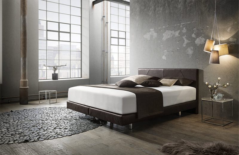 Caractère von Femira - Boxspringbett Melissa in Dark-Brown Caractère von Femira - Boxspringbett Melissa in Dark-Brown